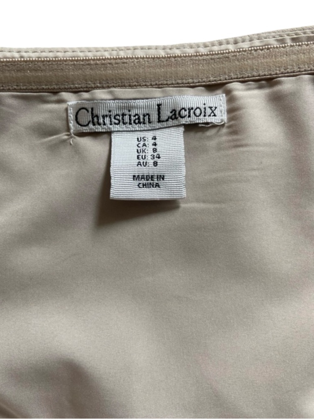Christian Lacroix Halter Vest Button Up Size 4  Like New - Picture 5 of 10